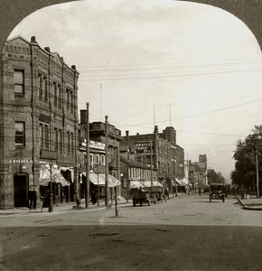 Calle Grafton, Charlottetown, Isla del Príncipe Eduardo, Canadá, principios del siglo XX de Keystone View Company