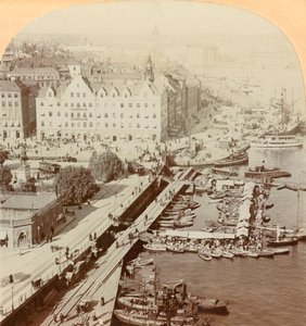 Puerto, Estocolmo, Suecia, 1901
