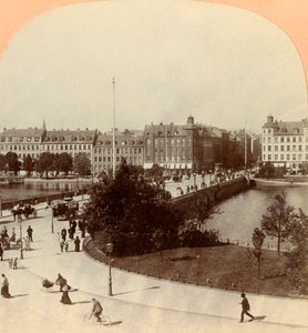 Puente de la Reina Luisa, Copenhague, Dinamarca, 1901