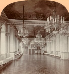El Salón de Baile, Palacio Real, Estocolmo, Suecia, 1901 de Keystone View Company