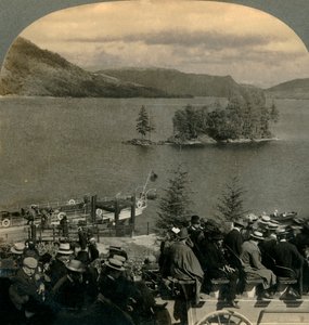 Viajando por el encantador país de los Trossachs, Escocia, 1902 de Keystone View Company