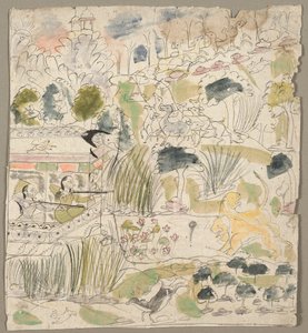 Ladies Shooting from a Pavilion de Kichizan Mincho