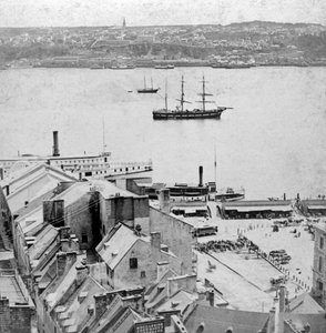 Vista desde la Terraza Dufferin, Quebec, Canadá