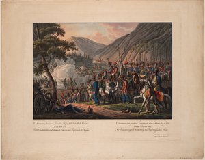 Conde General Alexander Ostermann-Tolstoy en la Batalla de Kulm el 29 de agosto de 1813 de Kilian Ponheimer the Elder