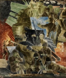 Guerra (estudio mural, edificio del Departamento de Guerra, Washington, D.C.) de Kindred McLeary