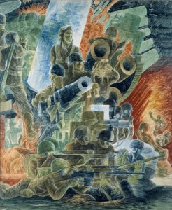 Guerra (estudio mural, edificio del Departamento de Guerra, Washington, D.C.) de Kindred McLeary