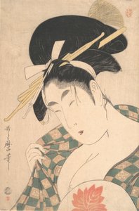 Una cortesana, finales del siglo XVIII-principios del siglo XIX de Kitagawa Utamaro