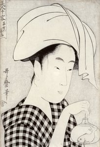 Una casa de té en Ryogoku, de la serie 