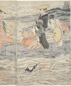Awabi Shell Divers en Enoshima de Kitagawa Utamaro