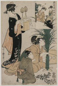 Chushingura: Acto IV de El almacén de la lealtad, finales de 1790