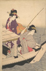 Pesca, finales del siglo XVIII de Kitagawa Utamaro