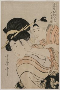 Aficionado al ruido de la serie Ocho vistas de las cosas favoritas del mundo de hoy de Kitagawa Utamaro