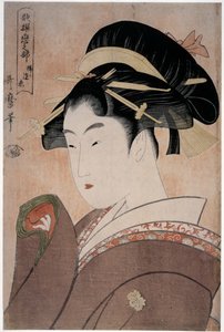 Amor que Rara Vez se Encuentra, de la serie Antología de Poemas: La Sección del Amor, 1793-1794 de Kitagawa Utamaro