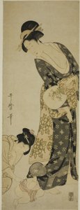 Madre e Hijo de Kitagawa Utamaro