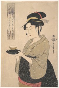 Okita, de la casa de té Naniwa-ya
