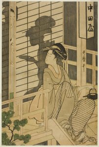 Casa de té Nakadaya de Kitagawa Utamaro