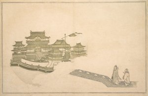 El Palacio en la Luna, 8º mes, 1789 de Kitagawa Utamaro