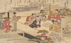 Mujeres jugando con conchas, 1790 de Kitagawa Utamaro