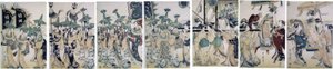 Improvisación en Yoshiwara de Kitagawa Utamaro