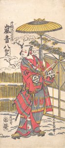 Arashi Otohachi I como un famoso comediante, ca. 1766 de Kitao Shigemasa