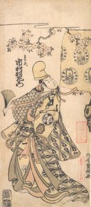 El actor Ichimura Uzaemon IX de Kitao Shigemasa