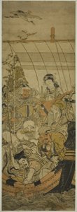 El Barco del Tesoro de Kitao Shigemasa