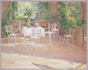 Vista de la Veranda (acuarela sobre papel)