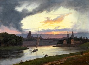 Noruega:  Dresde al atardecer Dresde al atardecer