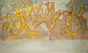 Choque de titanes, c. 1913-1915 de Koloman Moser