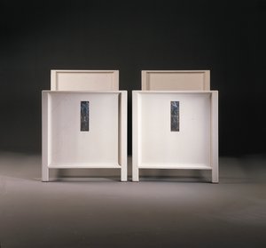 Un Par de Camas Individuales de Wiener Werkstatte, c.1904 de Koloman Moser