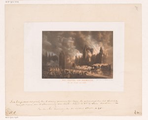 Incendio en el castillo de Haamstede
El castillo de Haemstede. (En el incendio de 1525). (título en el objeto)