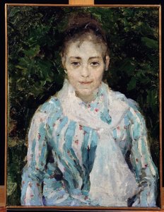 Retrato de la artista Maria Yakuntchikova Weber (1870-1902) (Retrato de la artista M.Yakunchikova Weber). Obra de Konstantin Alexeyevich Korovin (1861-1939), pintó su