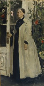 Retrato de Olga Pavlovna Orlova 1838-1926 de Konstantin Alekseevich Korovin