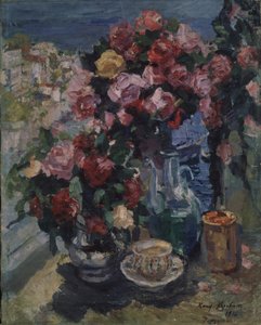 Rosas. Gurzuf, 1916 de Konstantin Alekseevich Korovin