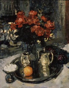 Rosas y violetas, 1912