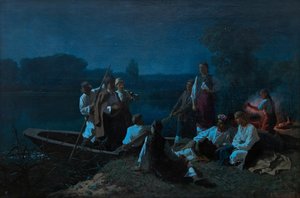 La noche antes de Pentecostés en Ucrania de Konstantin Alexandrovich Trutovsky