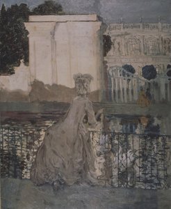 Dama en el estanque de Konstantin Andreevic Somov