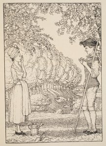 El feliz acuerdo, 1918 de Konstantin Andreevic Somov