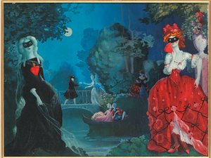 Mascarada a la Luz de la Luna de Konstantin Andreevic Somov
