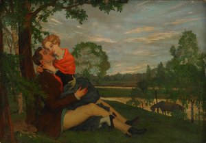 Los amantes de Konstantin Andreevic Somov
