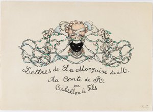 Viñeta de Le Livre de la Marquise, 1907