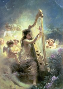 El alimento del amor (óleo sobre lienzo) de Konstantin Egorovich Makovsky