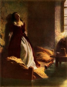 Princesa Tarakanova en la Fortaleza de Petropavlovsk en el momento de la inundación de Konstantin Flavitsky