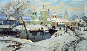 Pequeño pueblo Torzhok de Konstantin Ivanovich Gorbatov