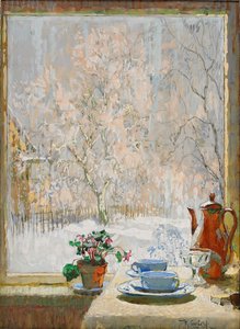 A través de la Ventana en Invierno, 1945