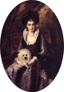Maria Alekseevna Makovskaya por Konstantin Makovsky (1839-1915)