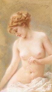 Desnudo sentado