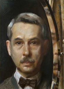 Autorretrato en un espejo, 1928 de Konstantin Somov