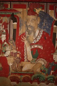 Byeonseong, el Sexto Rey del Infierno (detalle), 1798