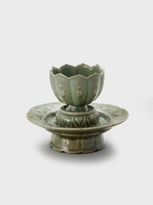 Copa y soporte, finales del siglo XII-principios del siglo XIII de Korean School